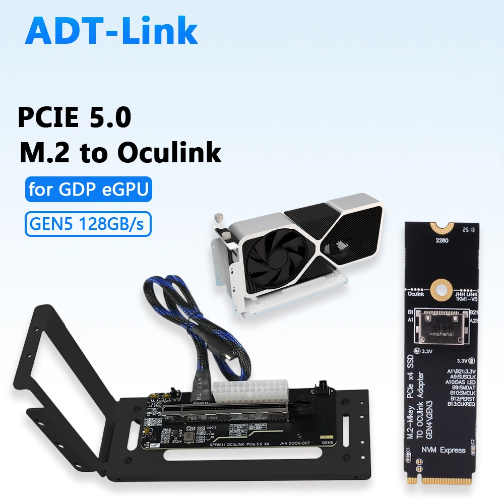 Oculink Egpu Dock Graphics Card - OCuLink EGPU 도크 PCIe 5.0 X4