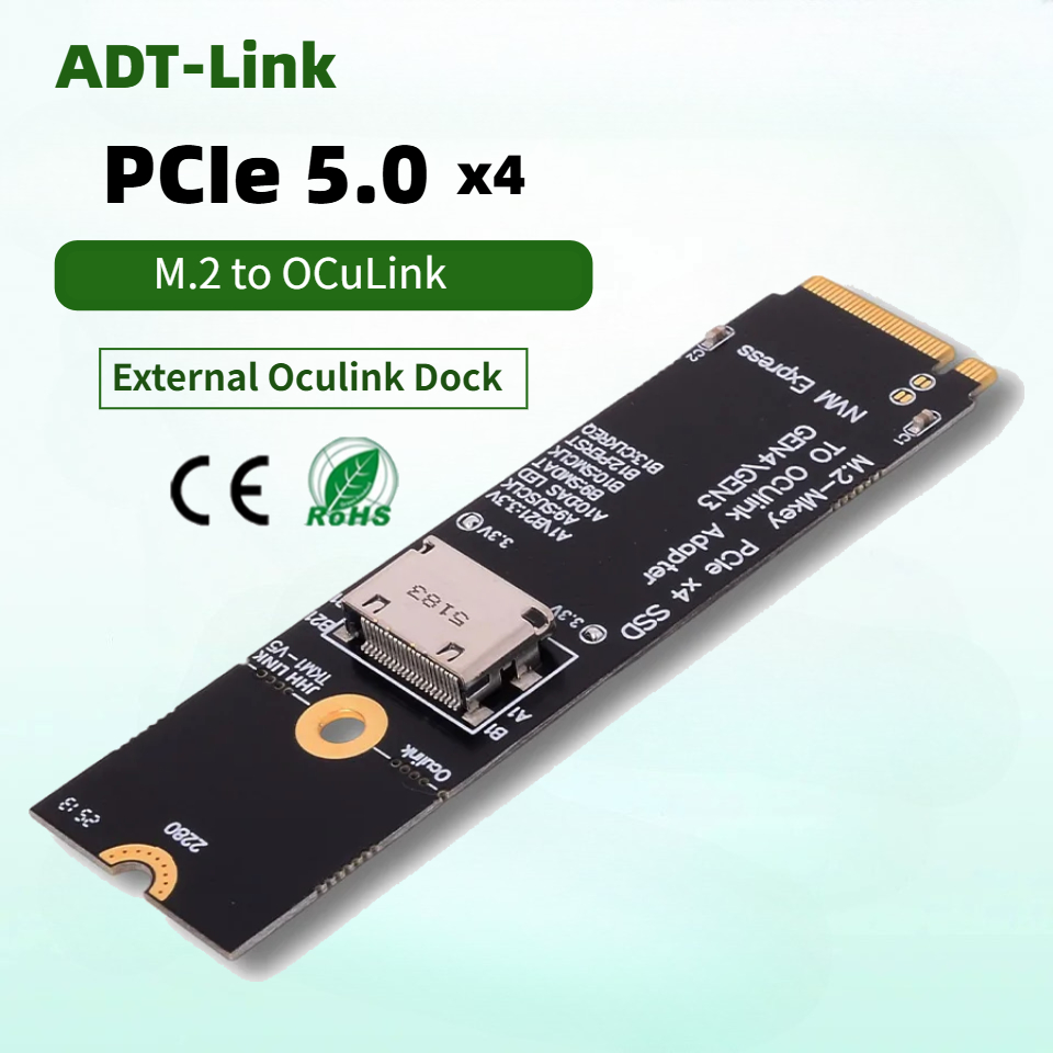 Oculink Egpu Dock Graphics Card - TKM1 PCIe 5.0 X4 OCuLink 노트북
